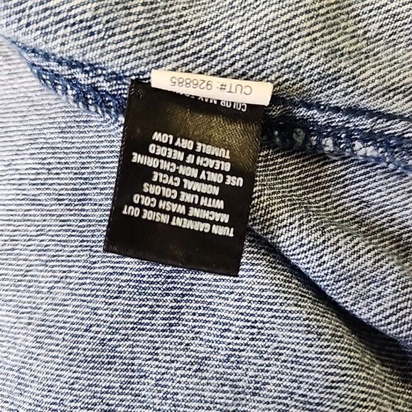 BlackHeart ACID WASH PLAID Partially LINED TRUCKER JACKET SIZE M - Picture 6 of 14